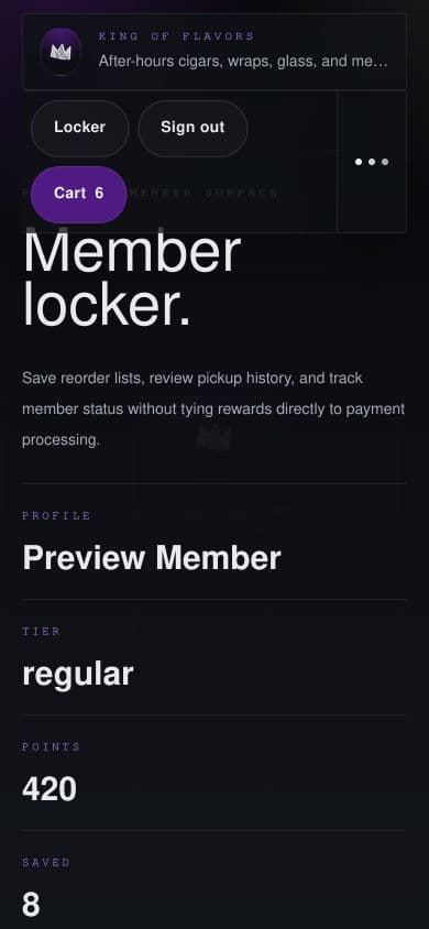 Mobile member locker