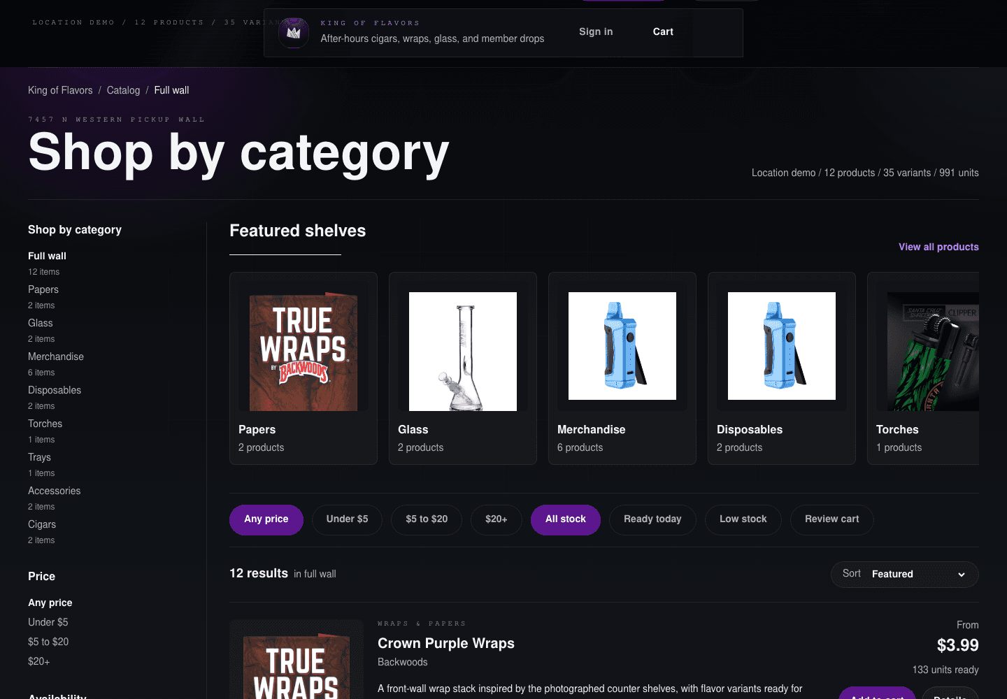 Desktop storefront marketplace capture