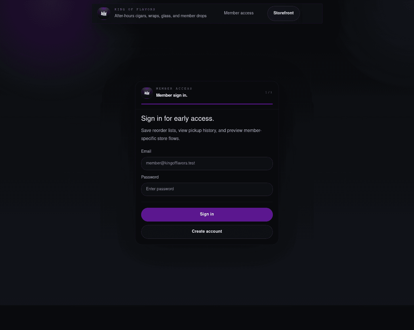 Login desktop